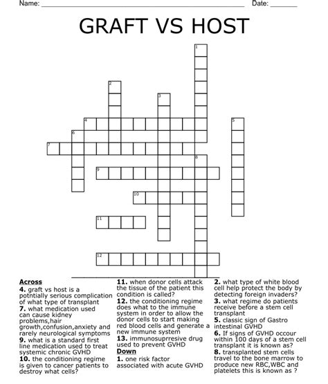 graft crossword